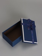 Набор подарочных коробок 3 в 1 прямоугольные с бантом, ночной синий, 23×16×9.5; 21×14×8; 19×12×6.5 см - Фото 8