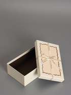 Набор подарочных коробок 3 в 1 прямоугольные с бантом, крем-брюле, 23×16×9.5; 21×14×8; 19×12×6.5 см - Фото 8