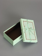 Набор подарочных коробок 3 в 1 прямоугольные с бантом, мятный, 23×16×9.5; 21×14×8; 19×12×6.5 см - Фото 8