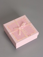 Набор подарочных коробок 3 в 1, прямоугольные с бантом, светло розовый, 19×19×9.8; 17×17×8; 15×15×6.5 см - Фото 4