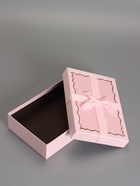 Набор подарочных коробок 3 в 1, прямоугольные с бантом, пастельно-розовый, 33.5×25×11.5; 29×21×9; 24.5×17×6.5 см - Фото 8