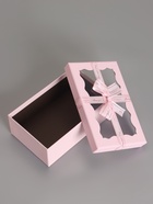 Набор подарочных коробок 3 в 1, прямоугольные с окном, розовый барби, 23×16×9.5; 21×14×8; 19×12×6.5 см  (артикул 10958794)  большой выбор товаров оптом и в розницу по низким ценам с доставкой