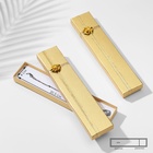 Набор коробочек подарочных 6 шт. под браслет, часы «Слиток», 21×4 см, цвет золото - Фото 1