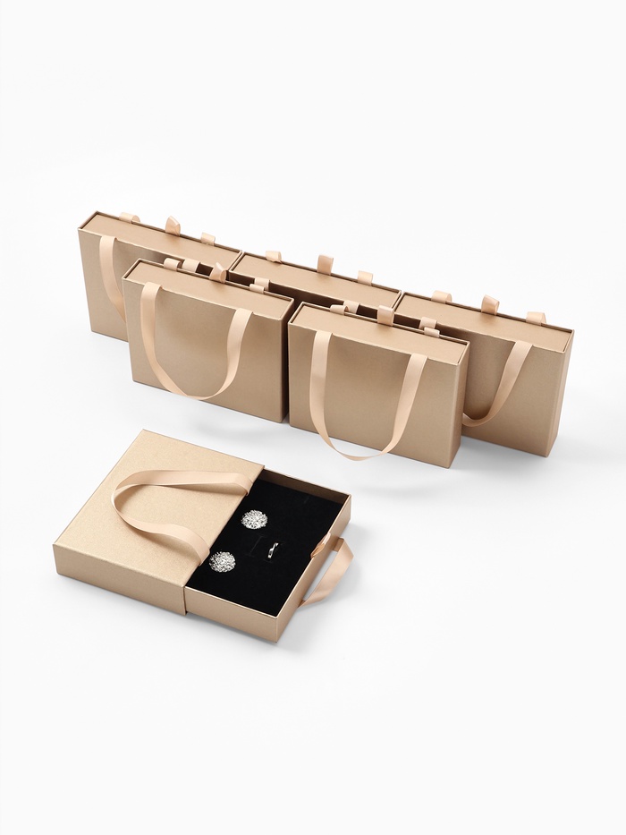 Набор коробочек подарочных 6 шт. под набор «Премиум», 12×16 см, (полезная часть 15.5×11.5 см), цвет золотой - Фото 1