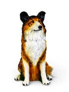 Садовая фигура из гипса «Собака-Колли», 34.8×34×54 см - Фото 1