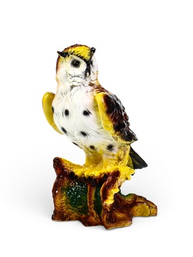 Садовая фигура из гипса «Филин на ветке», 20×13×30 см