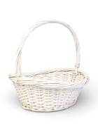 Корзина плетёная для хранения Folia, с ручкой, белая, набор 3 шт.  (артикул 10988694)  большой выбор товаров оптом и в розницу по низким ценам с доставкой