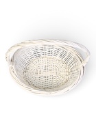 Корзина плетёная для хранения Folia, с ручкой, белая, набор 3 шт.  (артикул 10988694)  большой выбор товаров оптом и в розницу по низким ценам с доставкой