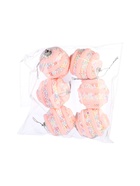 УЦЕНКА Набор шаров пластик d-6 см, 6 шт "Маттео" розовый - Фото 6