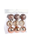 УЦЕНКА Набор ёлочных шаров d=6 см, 9 шт. «Морозное утро», коричневый - Фото 6