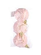 УЦЕНКА Набор шаров пластик d-8 см, 3 шт "Нежность" полосы, розовый - Фото 2