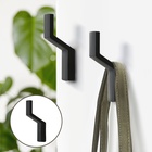 Крючок мебельный CAPPIO TRANQUILITY, однорожковый, черный, набор 20 шт.  (артикул 10986877)  большой выбор товаров оптом и в розницу по низким ценам с доставкой