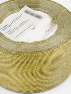 УЦЕНКА Лента парчовая 50 мм × 25 ±1 ярд(23 м ±1 м) золотой АУ - Фото 4