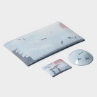 УЦЕНКА Набор для суши 3 пред «Журавль», соусники 8×2 см, 8×6×1 см, подставка 25×15×2 см - Фото 7