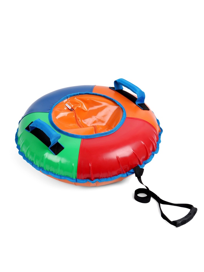 УЦЕНКА Чехол для тюбинга – ватрушки, диаметр 65 см, разноцветный - Фото 1