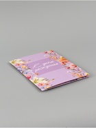 Открытка поздравительная с карманом для денег «Цветочная», 19 х 29 см - Фото 4