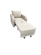 Кресло – кровать, спальное место 1920×620 мм, ткань velutolux 01, цвет молочный - фото 121984391