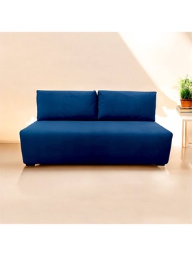 Диван прямой «Брандт 2», спальное место 1920×1400 мм, ткань velutolux 26, цвет синий