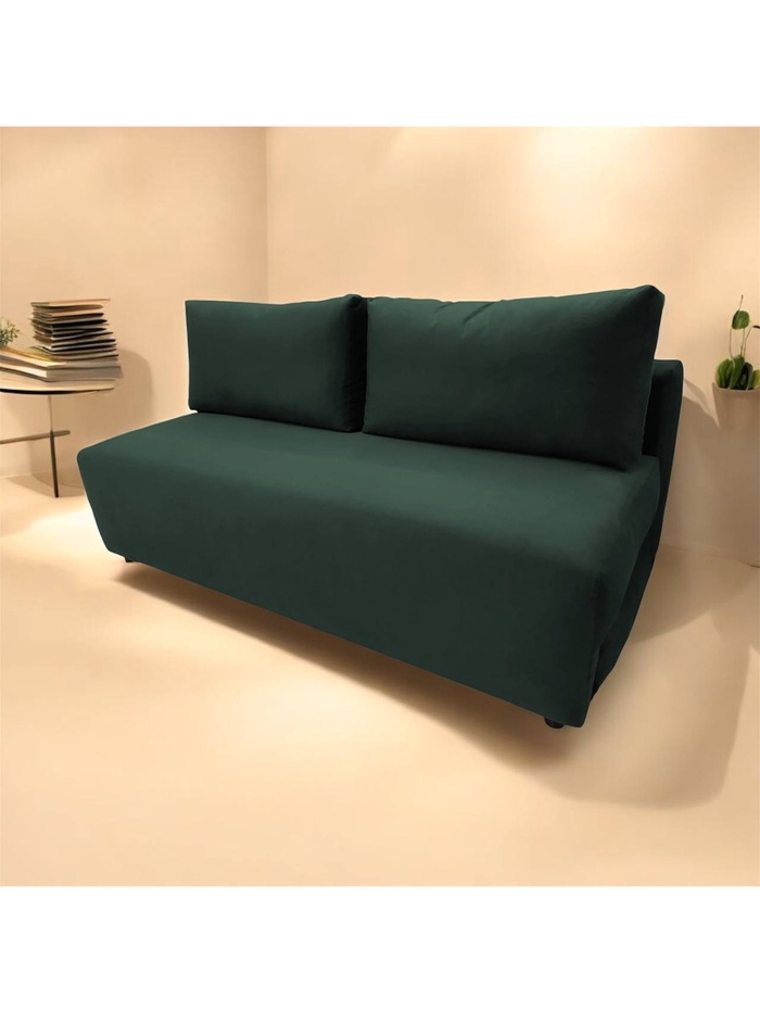 Диван прямой «Брандт 2», спальное место 1920×1400 мм, ткань velutolux 33, цвет зелёный - Фото 1