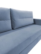 Диван прямой «Киви 3», спальное местом 1920×1500 мм, ткань velutolux 47, цвет небесно–голубой  (артикул 10988489)  большой выбор товаров оптом и в розницу по низким ценам с доставкой