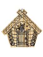 УЦЕНКА Термометр для бани "Парилочка", деревянный, 17 х 16 см, Добропаровъ - Фото 1