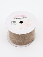 УЦЕНКА Лента текстильная 60мм*5±0,5ярд(4,5м±0,5м) №205 бежевый иск АУ - Фото 6