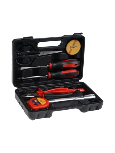 УЦЕНКА Набор инструментов в кейсе ТУНДРА «23 ФЕВРАЛЯ», в подарочной упаковке, 8 предметов