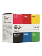 Набор высококонцентрированных красителей Art Color Base 6 цветов по 12 мл - Фото 4