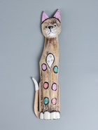 УЦЕНКА Сувенир «Кошка», 60×12×6.5 см, дерево - Фото 2