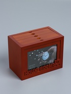 УЦЕНКА Фотоархив на 96 фото 10×15 см с рамкой для фото 10×15 см «Наше время», красное дерево, 20×15×12 см - Фото 2