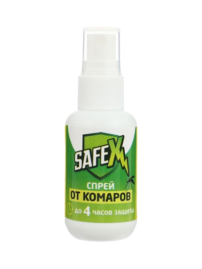Спрей от клещей и комаров SAFEX, 50 мл, 2 штуки
