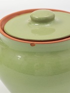 УЦЕНКА Набор "Вятская керамика №2" 6×0.5 + ухват + полка, салатовый - Фото 2