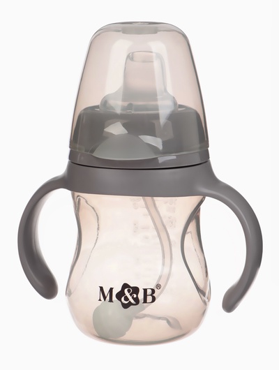 Поильник детский с мягким носиком M&B., 180 мл.