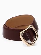 Ремень женский, затяжка, без винта, 4×110 см, пряжка золотистая, коричневый - фото 809539686