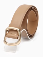 Ремень женский, затяжка, без винта, 4×110 см, пряжка золотистая, бежевый - фото 809539691