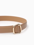 Ремень женский, затяжка, без винта, 4×110 см, пряжка золотистая, бежевый - фото 809539693