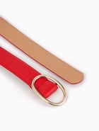 Ремень женский, затяжка, 3×110 см, пряжка золотистая, без винта, красный  (артикул 10961984)  большой выбор товаров оптом и в розницу по низким ценам с доставкой