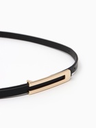 Ремень женский, 0.8×110 см, гвоздик, золотистая пряжка, чёрный - фото 809539709