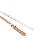 Ремень женский, 0.8×110 см, гвоздик, золотистая пряжка, белый - Фото 7