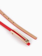 Ремень женский, 0.8×110 см, гвоздик, золотистая пряжка, красный - Фото 6