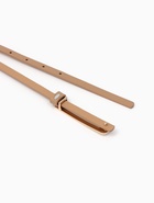 Ремень женский, 0.8×110 см, гвоздик, золотистая пряжка, бежевый - Фото 7