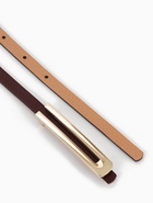 Ремень женский, 0.8×110 см, гвоздик, золотистая пряжка, коричневый - Фото 6