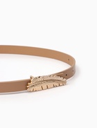 Ремень женский «Перо», гвоздик, 2×110 см, без винта, бежевый  (артикул 10961995)  большой выбор товаров оптом и в розницу по низким ценам с доставкой