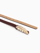 Ремень женский «Перо», гвоздик, 2×110 см, без винта, коричневый - Фото 6