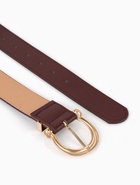 Ремень женский, 4×110 см, без винта, пряжка золотистая, 1 прокол, коричневый - фото 809539777