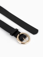 Ремень женский, 4×110 см, матовая пряжка, 1 прокол, чёрный - фото 809539788