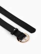 Ремень женский, 4×110 см, матовая пряжка, 1 прокол, чёрный - фото 809539789