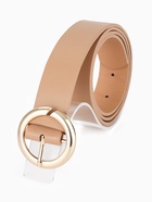 Ремень женский, 4×110 см, матовая пряжка, 1 прокол, бежевый  (артикул 10962011)  большой выбор товаров оптом и в розницу по низким ценам с доставкой