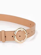 Ремень женский, 4×110 см, матовая пряжка, 1 прокол, бежевый  (артикул 10962011)  большой выбор товаров оптом и в розницу по низким ценам с доставкой