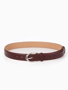 Ремень женский, 3.5×110 см, 1 прокол, серебристая пряжка, без винта, коричневый  (артикул 10962015)  большой выбор товаров оптом и в розницу по низким ценам с доставкой